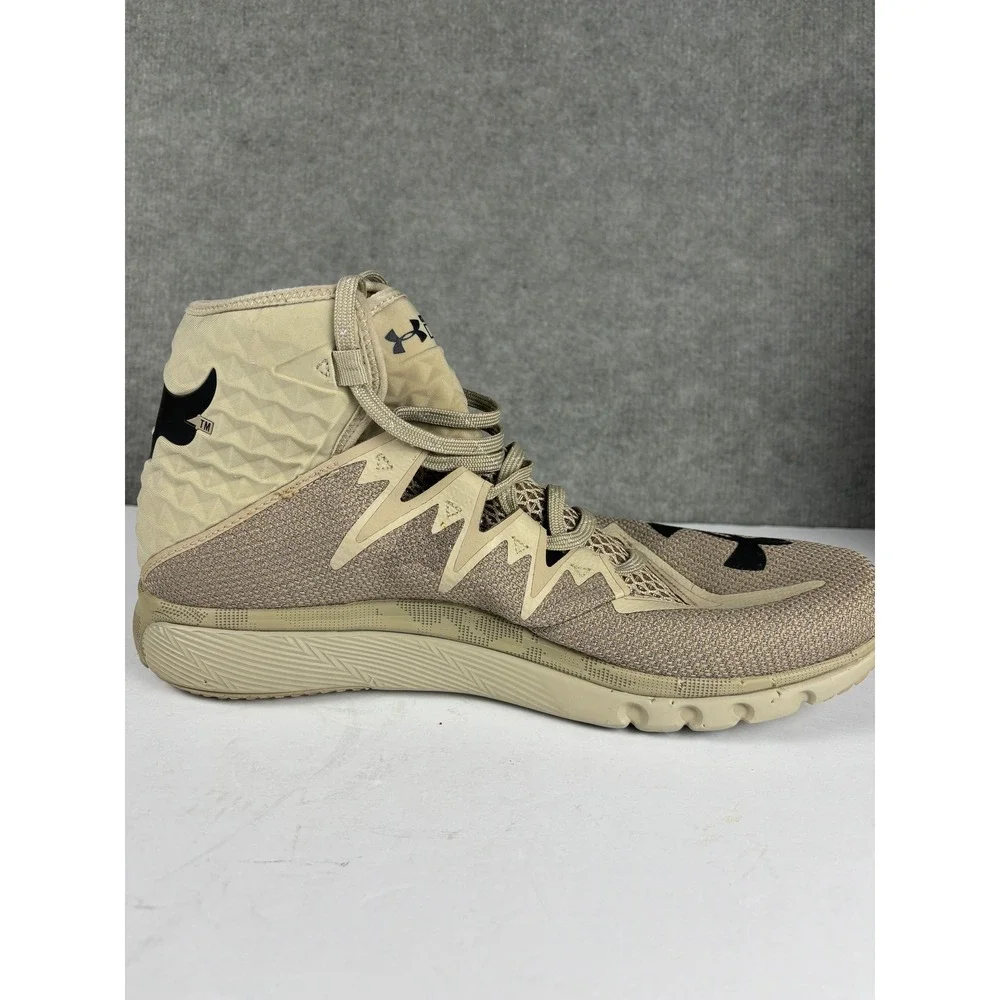 Under Armour Project Rock Delta Training Shoes Mens Size 11 Desert Sand